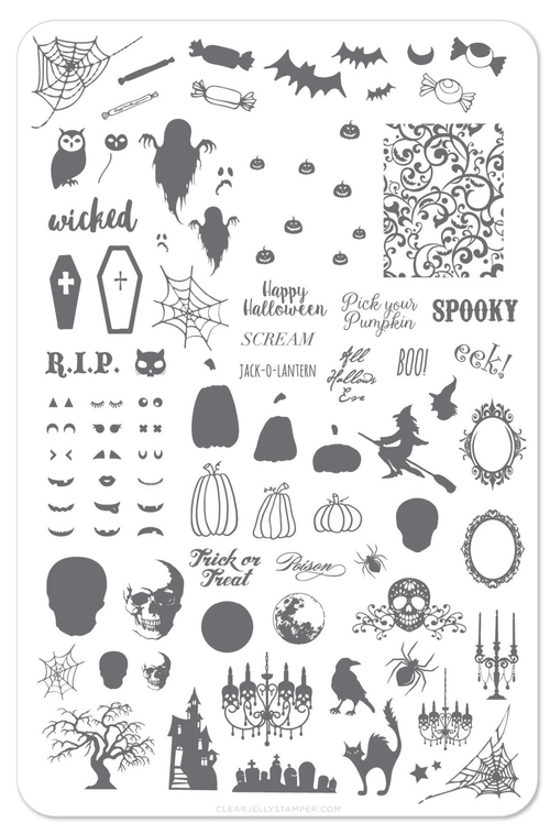 CJS-H-20 Halloween Haunted Mansion - Ongles Elaine Lemay