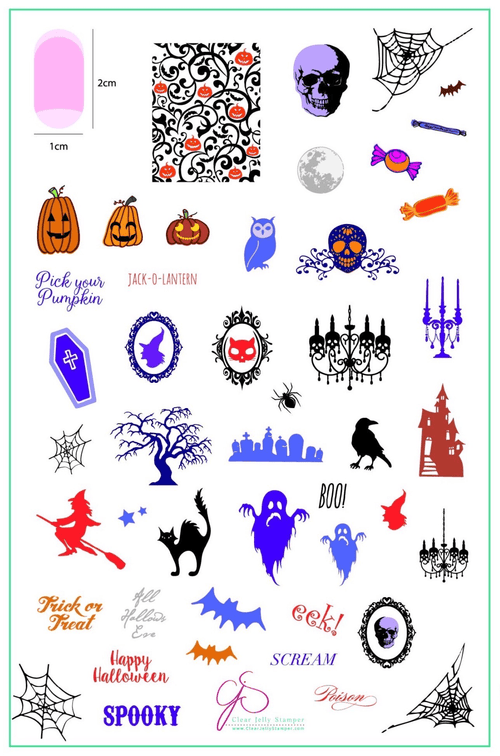 CJS-H-20 Halloween Haunted Mansion - Ongles Elaine Lemay