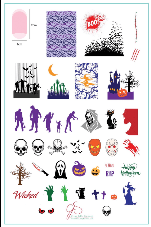 CJS-H-24 Wicked Halloween - Ongles Elaine Lemay