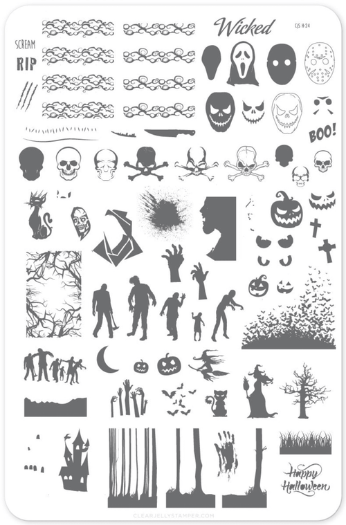 CJS-H-24 Wicked Halloween - Ongles Elaine Lemay