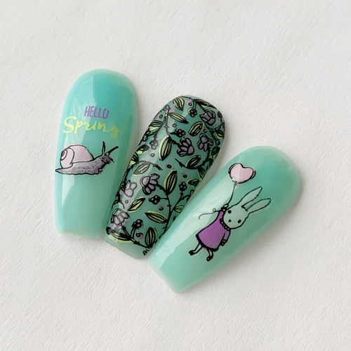 CJS-H-51 Hippity Hoppity - Ongles Elaine Lemay