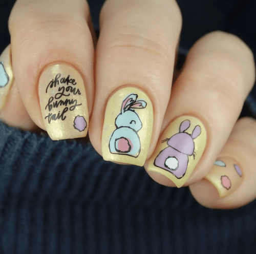 CJS-H-53 Bunny Bits - Ongles Elaine Lemay