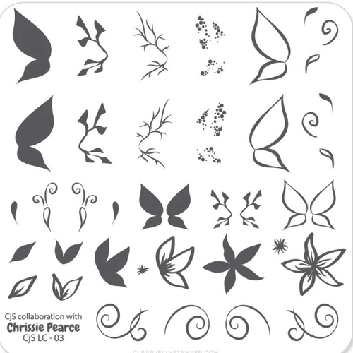 CJS-LC-03 Chrissie Pearse’s Butterfly - Ongles Elaine Lemay