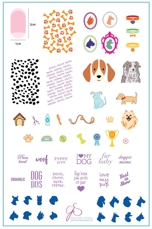 CJS-LC-23 Puppy Love - Ongles Elaine Lemay
