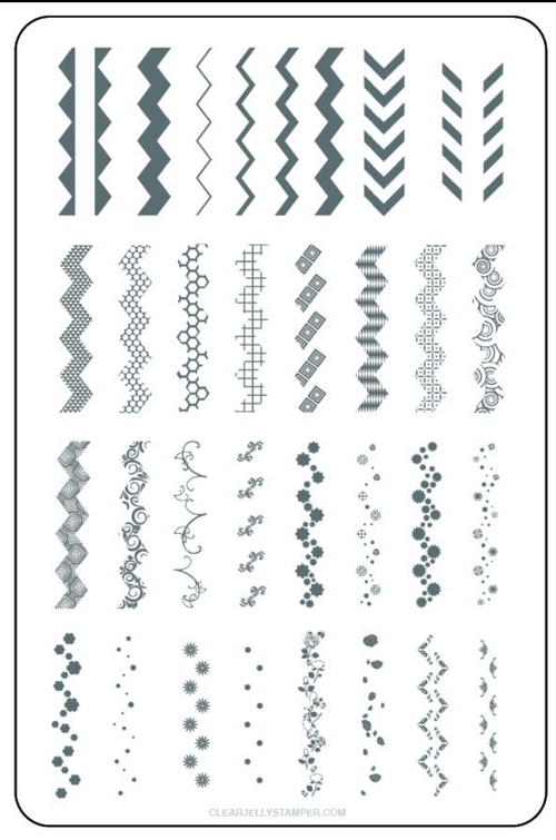 CJS-LC-36 Chantel’s Chevrons - Ongles Elaine Lemay