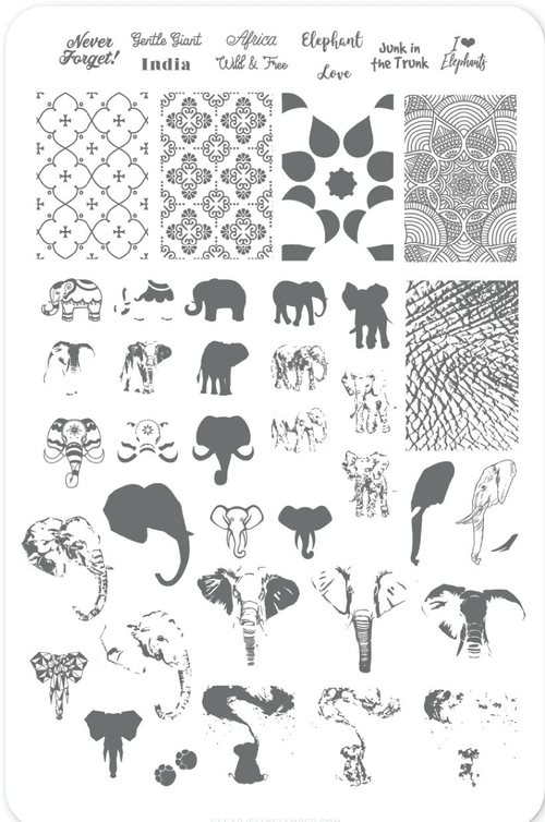 CJS-LC-44 Everything Elephant - Ongles Elaine Lemay