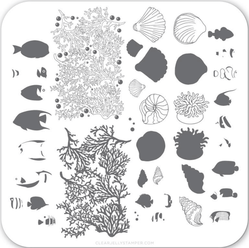 CJS-LC-49 Suzie’s Underwater Tropical - Ongles Elaine Lemay