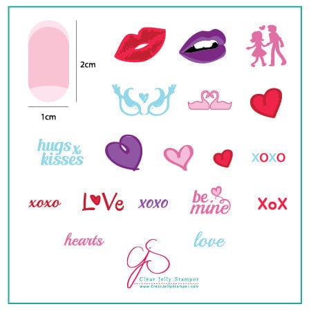 CJS-V-01 Luscious Lips and Love - Ongles Elaine Lemay