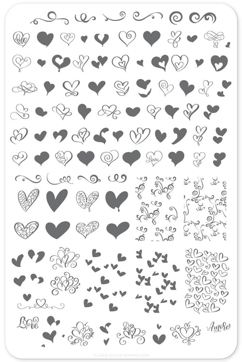 CJS-V-11 Flirty Flourish - Ongles Elaine Lemay