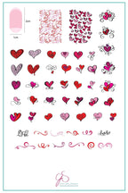 CJS-V-11 Flirty Flourish - Ongles Elaine Lemay