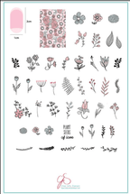 CJS-V-18 Blossoming Romance - Ongles Elaine Lemay