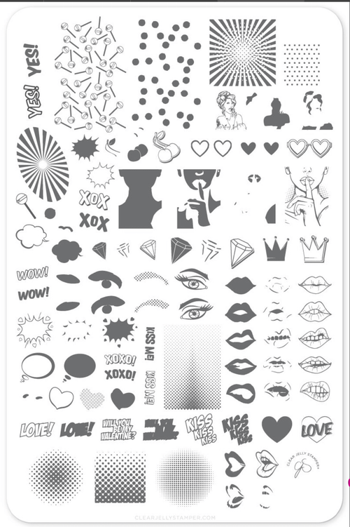 CJS-V-22 Pop Heart - Ongles Elaine Lemay