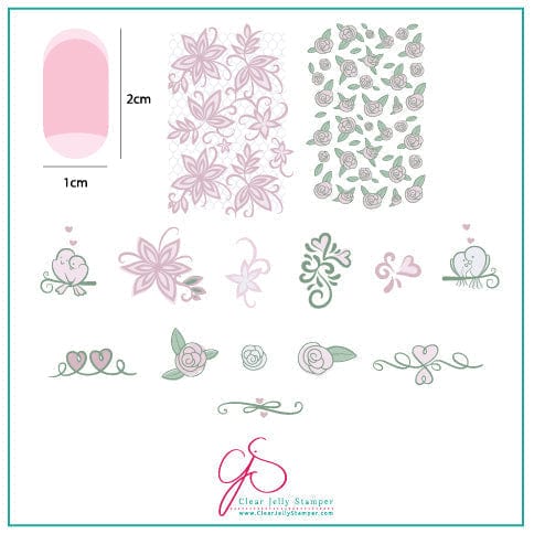 CJS-V-25 Lace & Floral - Ongles Elaine Lemay