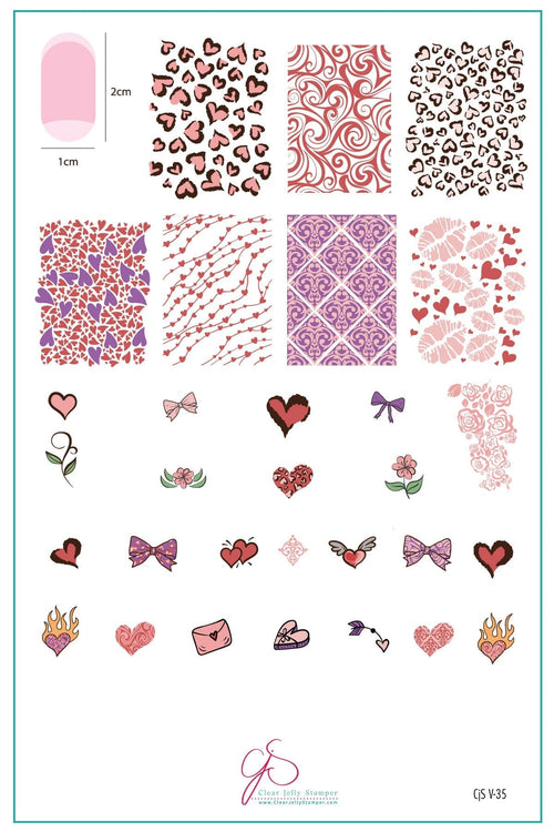 CJS-V-35 With Love - Ongles Elaine Lemay