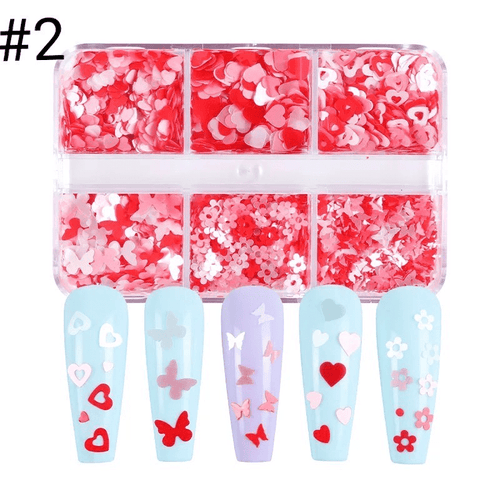 Coeurs 2 - Ongles Elaine Lemay
