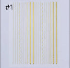 Collant 1 ligne or - Ongles Elaine Lemay