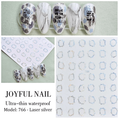 Collant 766 argent holo - Ongles Elaine Lemay