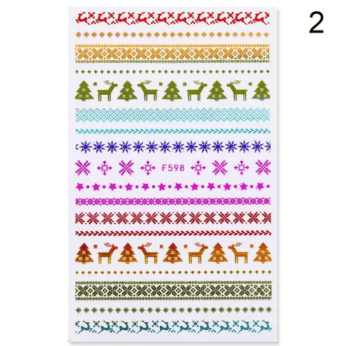Collant F598 multicolore - Ongles Elaine Lemay