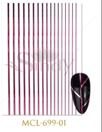 Collant Ligne 1 fushia - Ongles Elaine Lemay