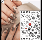 Collant serpent Love Noir - Ongles Elaine Lemay