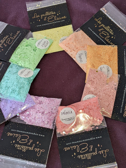 Collection Complète Macarons - Ongles Elaine Lemay