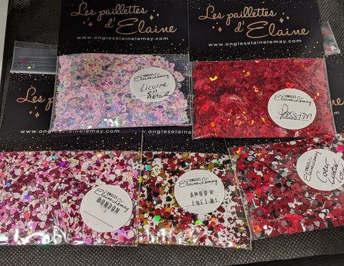 Collection Complète St Valentin - Ongles Elaine Lemay
