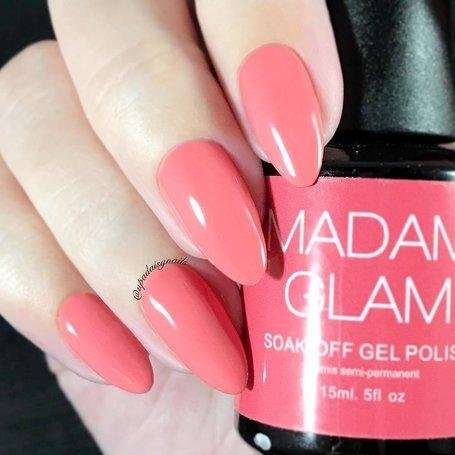 Coral Flirt - Ongles Elaine Lemay