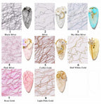 Filet de mailles nail art - Ongles Elaine Lemay