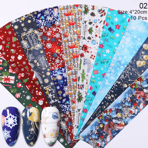 Foil Noel 2020 - Ongles Elaine Lemay