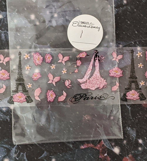 Foil papillon 1 - Ongles Elaine Lemay