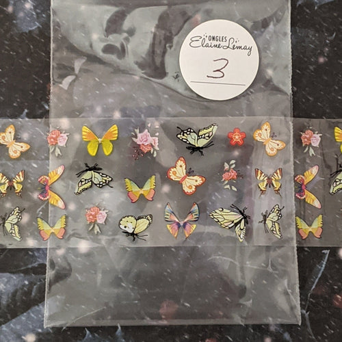 Foil papillon 3 - Ongles Elaine Lemay