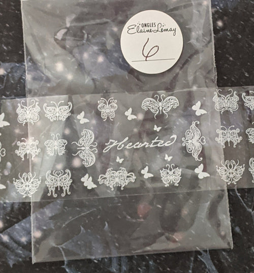 Foil papillon 6 - Ongles Elaine Lemay