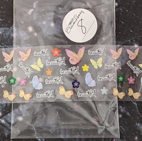 Foil papillon 8 - Ongles Elaine Lemay