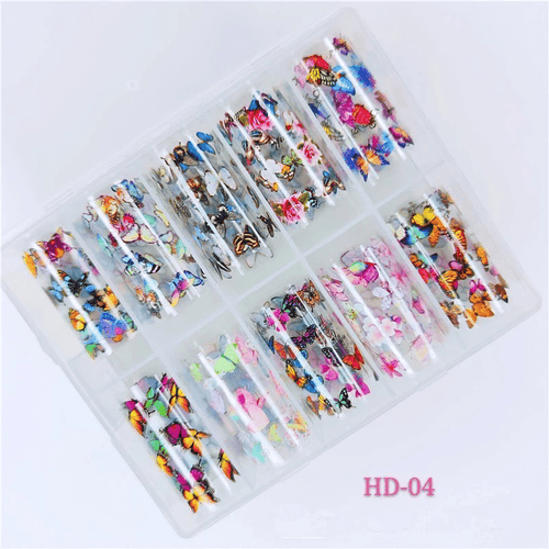Foil papillons HD-04 - Ongles Elaine Lemay