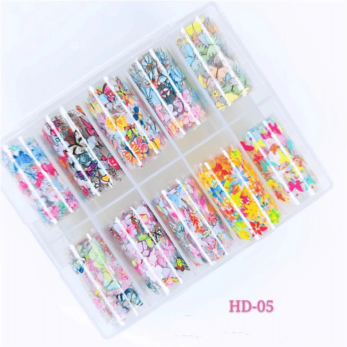 Foil papillons HD-05 - Ongles Elaine Lemay