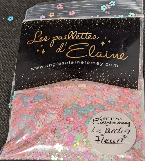 Le jardin fleuri - Ongles Elaine Lemay 