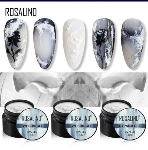 Gel gypse blanc - Ongles Elaine Lemay