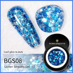Gel paillettes Born Pretty BGS08 - Ongles Elaine Lemay