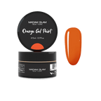 Gel paint orange - Ongles Elaine Lemay