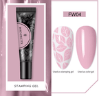 Gel paint-Stamping 4 - Ongles Elaine Lemay