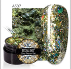 Glitter en gel Rosalind A537 - Ongles Elaine Lemay