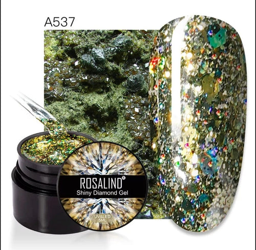 Glitter en gel Rosalind A537 - Ongles Elaine Lemay