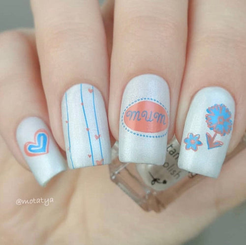 CJS-H-19 I love my Mom - Ongles Elaine Lemay 