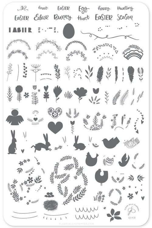 CJS-H-30 Enchanted Easter - Ongles Elaine Lemay 