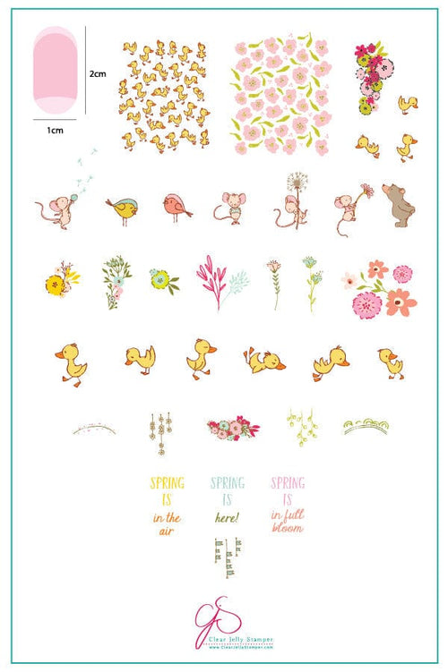 CJS-95 Spring is in the air - Ongles Elaine Lemay 