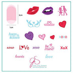 CJS-V-01 Luscious Lips and Love - Ongles Elaine Lemay 