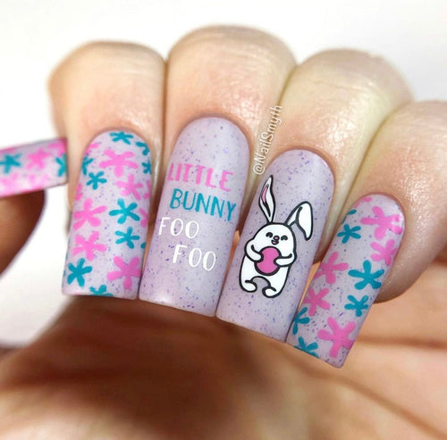 CJS-H-31 Bunny Foo Foo - Ongles Elaine Lemay 
