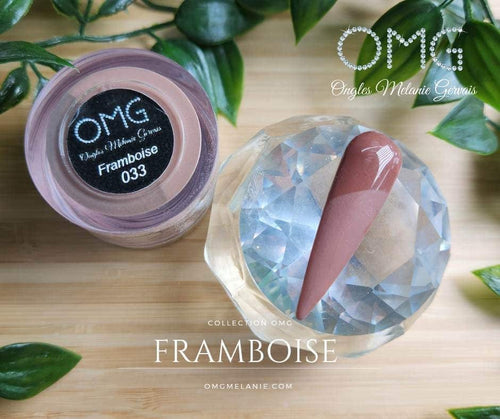 OMG Framboise #033 - Ongles Elaine Lemay 