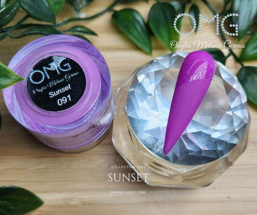 OMG Sunset #091 - Ongles Elaine Lemay 