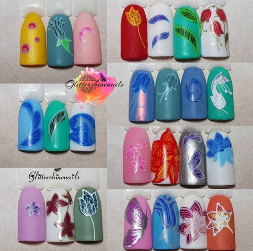 CJS-50 Petals of Lace - Ongles Elaine Lemay 
